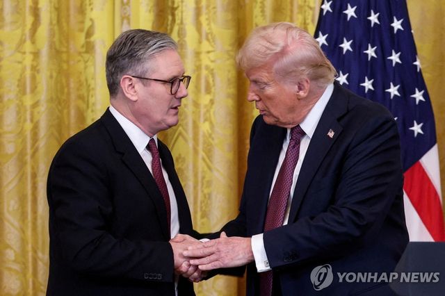 2월 백악관 회담 당시 미·영 정상