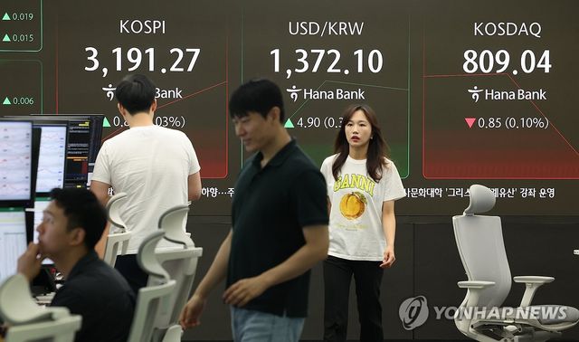 코스피 장 초반 보합권 등락