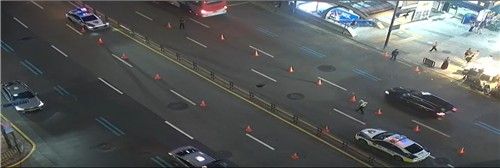 서울 중구 롯데백화점 본점 인근 땅 꺼짐