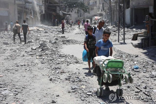 폐허 된 가자지구