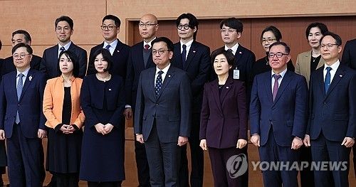 지난 2월 24일 대통령 직속 2050 탄소중립녹색성장위원회 2기 출범식이 진행되고 있다. [대통령실통신사진기자단]