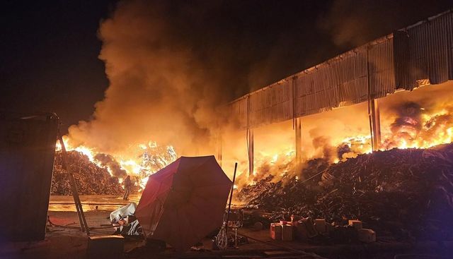 상주 폐기물 재활용업체서 불