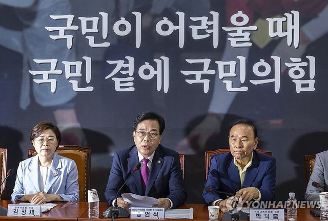 송언석 비대위원장 국민의힘 비대위에서 발언