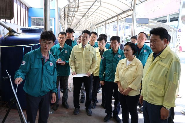 폭우 피해 복구상황 점검하는 중기부 장관