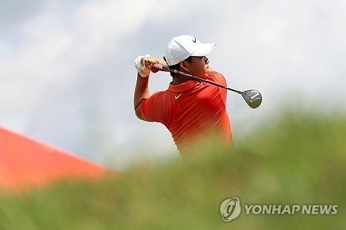 김주형의 스윙.