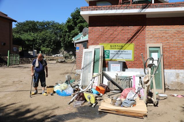대보2리 마을회관 앞