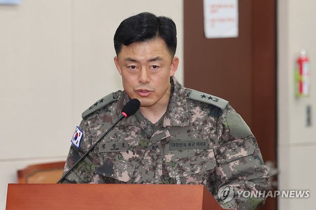 '선관위 병력 파견 경위' 답변하는 정보사령관