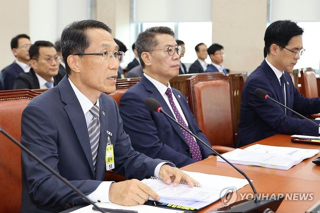 행안위 참석한 유재성 경찰청장 직무대행