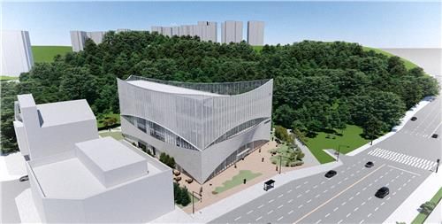 수서동 공동도서관 조감도