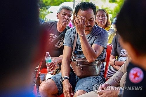아내와 두 자녀 잃은 태국 가장