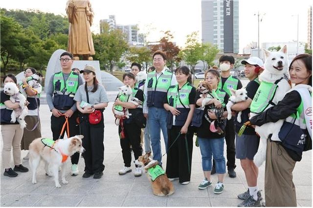 원주시 자율 방범 합동 순찰