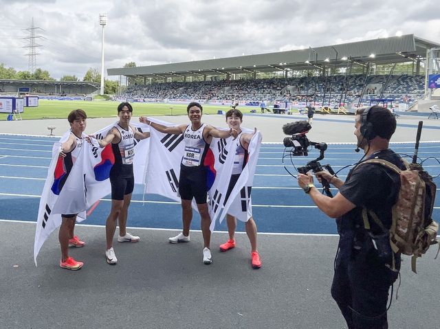 한국 육상 남자 계주 400ｍ 대표팀, 하계U대회 우승
