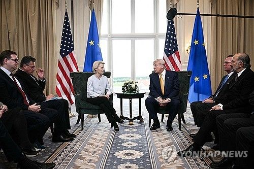 미-EU 정상 협상