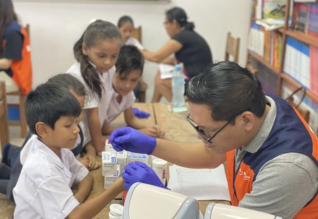 아마존 상류 지역 학교서 기생충 구제 사업