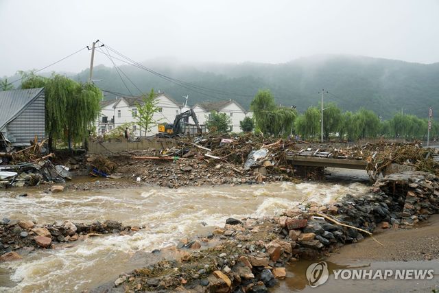 27일 베이징 외곽 미윈구의 시완쯔촌