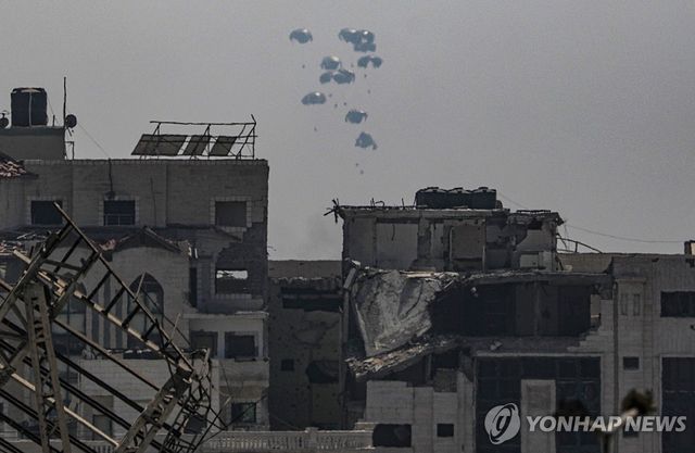 가자지구 구호품 투하