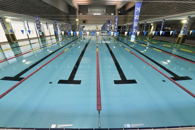 영주실내수영장 내부 모습