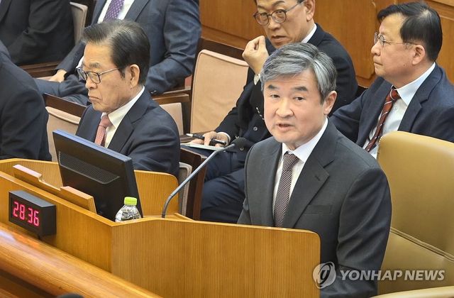 조태용 국정원장, 윤 대통령 탄핵 심판 8차 변론 발언