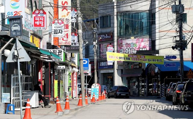 사내면 사창리 일대 거리