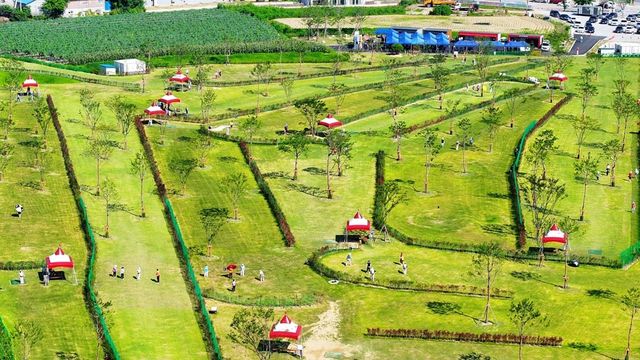 화천군 사내면 파크골프장 전경