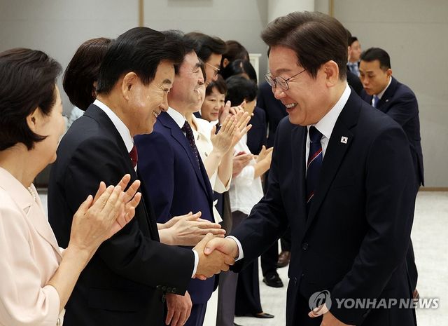 이재명 대통령과 정동연 장관