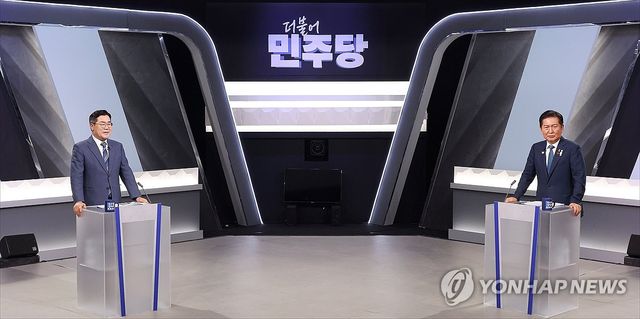 TV 토론회 앞둔 박찬대-정청래 당대표 후보