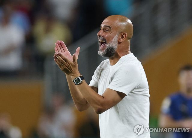 과르디올라 맨시티 감독.