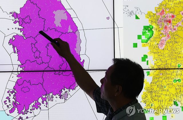 두 곳 빼고 폭염 특보