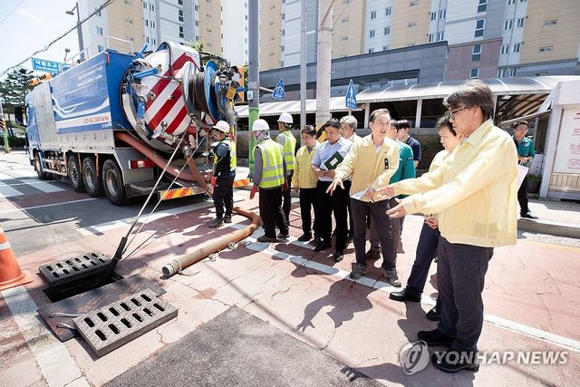 금한승 차관, 홍수기 침수 대응 현장 점검