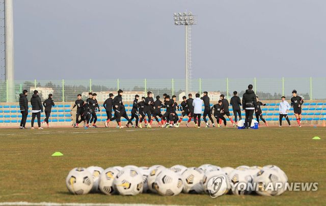제주 축구팀 전지훈련