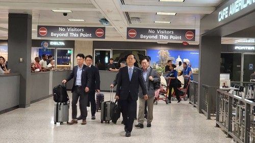 미국 도착한 구윤철 부총리 겸 기획재정부 장관