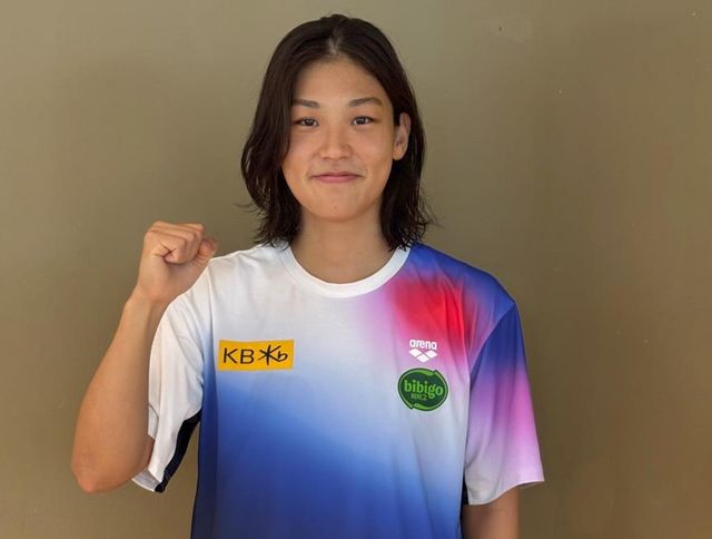 세계수영선수권 여자 자유형 200ｍ에서 한국신기록으로 준결승에 진출한 조현주. 