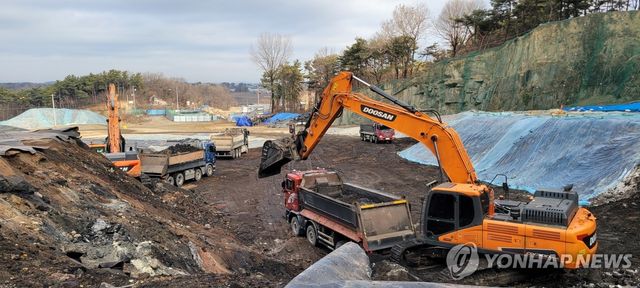익산시 낭산면 폐석산 복구 모습