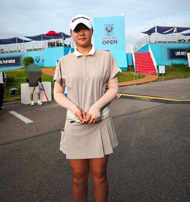 1라운드를 마친 안윤주