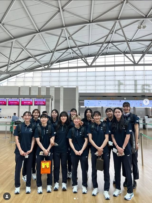 존스컵에 출전한 여자 농구대표팀