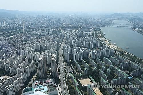 송파구 일대 아파트 단지 모습 [연합뉴스 자료사진]