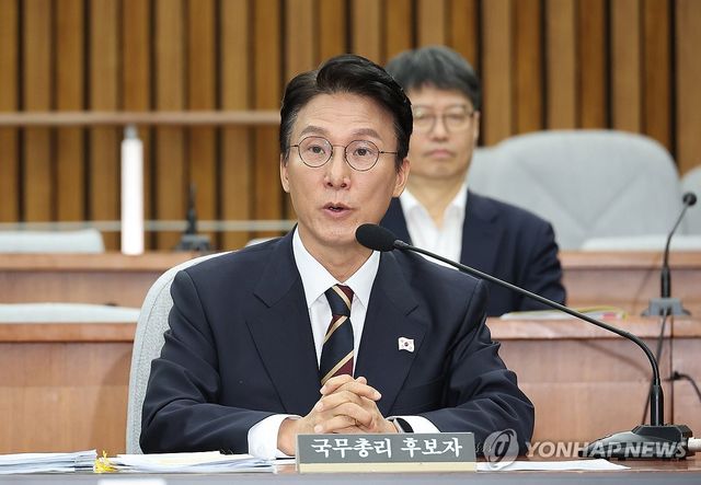 발언하는 김민석 국무총리 후보자