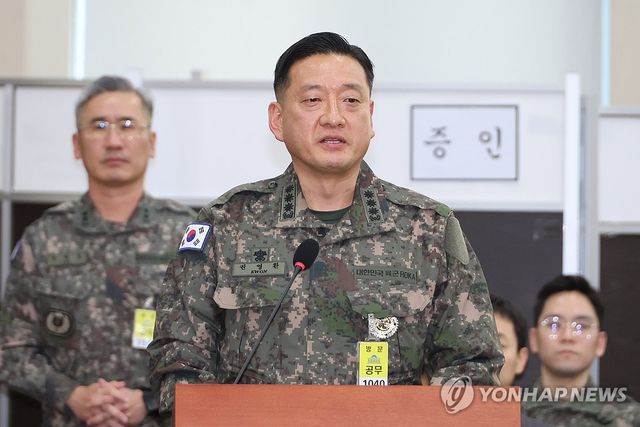 답변하는 권영환 전 합참 계엄과장