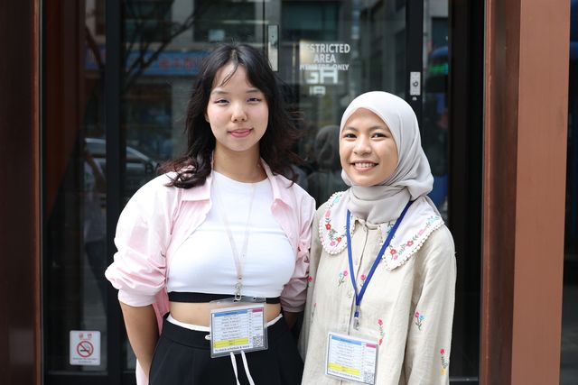 한보노(왼쪽)씨와 히프니(20)씨 