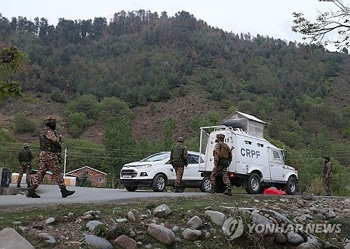 지난 4월 테러 발생한 인도령 카슈미르