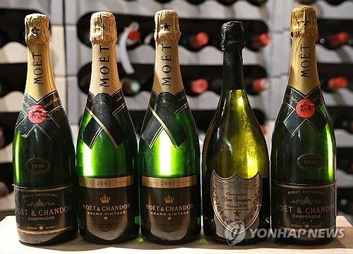 LVMH가 수출하는 모에 샹동 샴페인