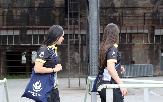 라인-루르 세계대학경기대회 폐회식이 열린 독일 노드 환경공원