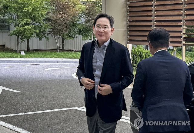 워싱턴 출국하는 이재용 삼성전자 회장