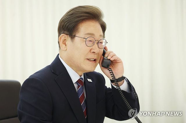 이재명 대통령, 도널드 트럼프 미국 대통령과 전화 통화