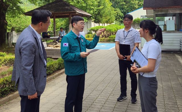 폭염 대응 현장 찾은 김하균 세종시 행정부시장