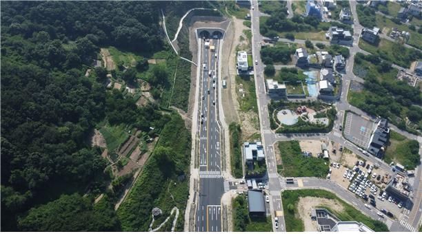 인천 소암마을∼대건고 도로 전경