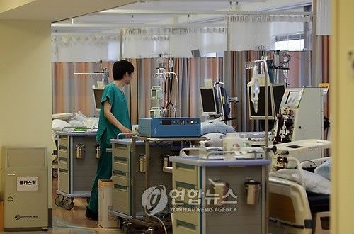 한 대학병원 중환자실