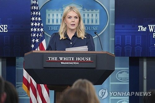 캐롤라인 레빗 미 백악관 대변인