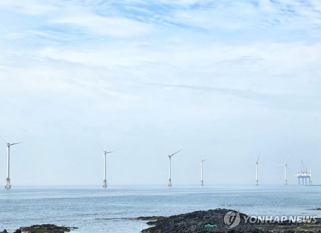 제주 풍력발전 단지