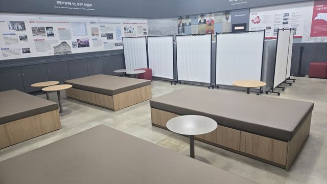 서울 중구청 내 무더위쉼터